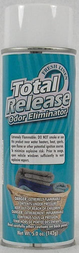 Total Release Odor Eliminator - Fresh Linen Scent by Hi-Tech (5 oz Aerosol)
