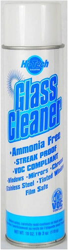 Glass Cleaner HT18012 by Hi-Tech, Streak Proof & Ammonia Free - 18oz Aerosol