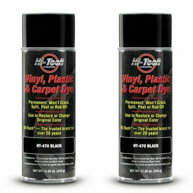 Hi-Tech Vinyl, Plastic & Carpet Dye – Black HT-470 (2 Pack)