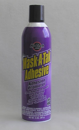 Mask-A-Tak Adhesive Promoter for Carpet Film by Hi-Tech - 14oz Aerosol