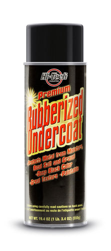 Premium Rubberized Undercoat HT18021 by Hi-TECH, Paintable Rust Preventative - 19.4oz