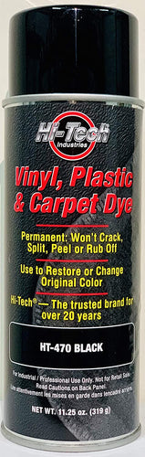 Hi-Tech Vinyl, Plastic & Carpet Dye – Black HT-470 (Single) 11.25 oz can