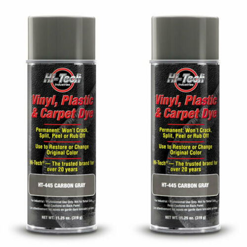 Hi-Tech Vinyl, Plastic & Carpet Dye – Carbon Gray HT-445 (2 Pack)
